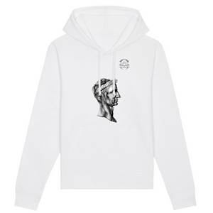 hoodie pull à capuche Blanc design antique mythologie